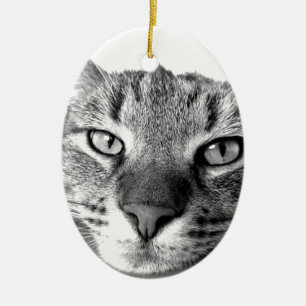 Sleepy Cat Keramik Ornament
