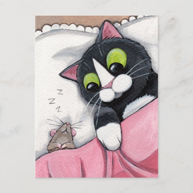 Sleepy Companion Postkarte (Vorderseite)