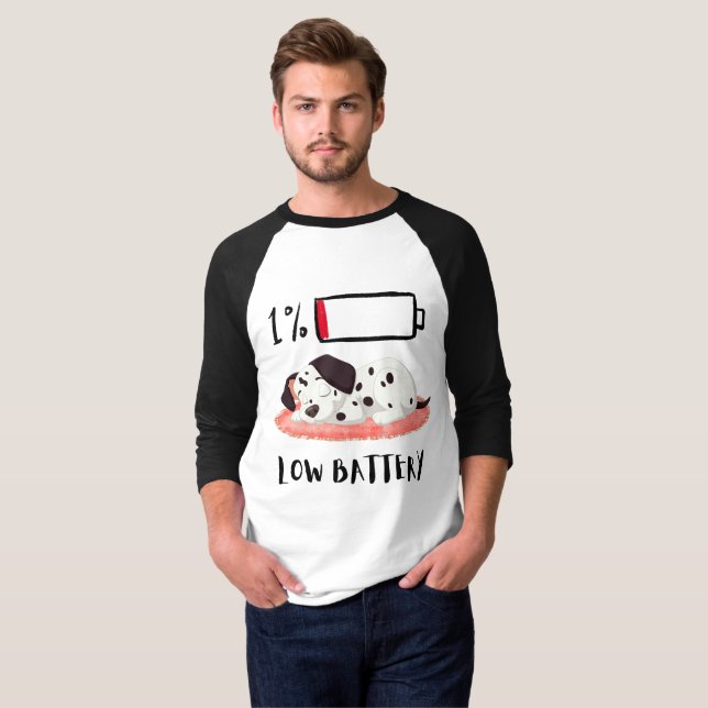 Sleepy Dog Design T-Shirt (Vorne ganz)