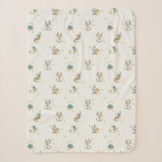 Sleepy Dragon Baby Blanket Sherpadecke