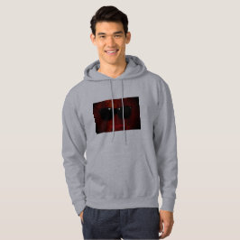 Sleepy Face: Gray - Basic Hooded Sweatshirt