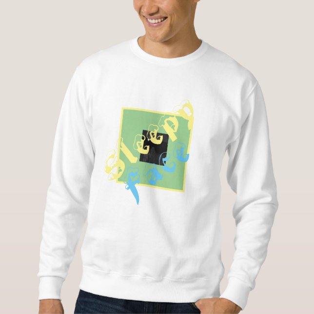 Sleepy Face: Men's Classic Crewneck Sweatshirt (Vorderseite)