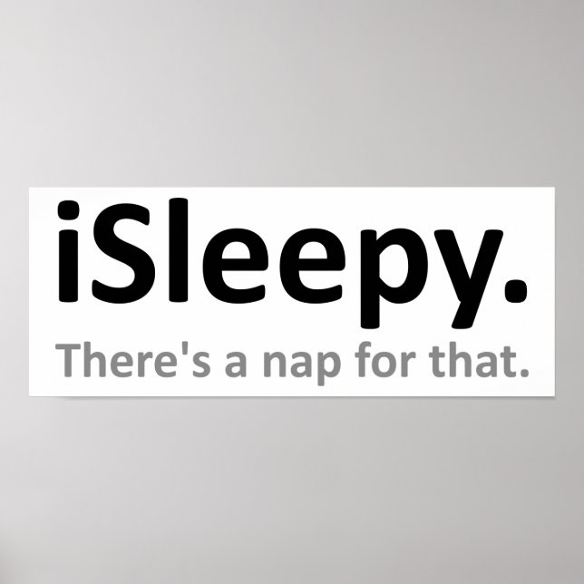 Sleepy Funny Poster (Vorne)
