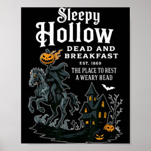Sleepy Hollow Dead and Breakfast Est 1869 Vintage Poster