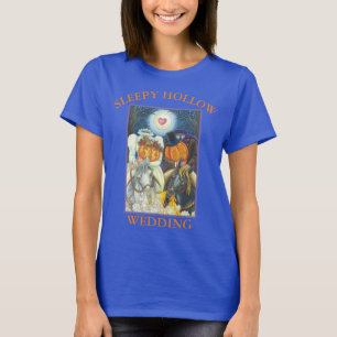 SLEEPY HOLLOW MARIAGE HALLOWEEN BASIC T-SHIRT Blu