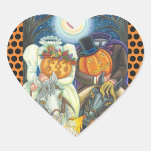 SLEEPY HOLLOW MARIAGE HALLOWEEN STICKERS SHEET Hrt