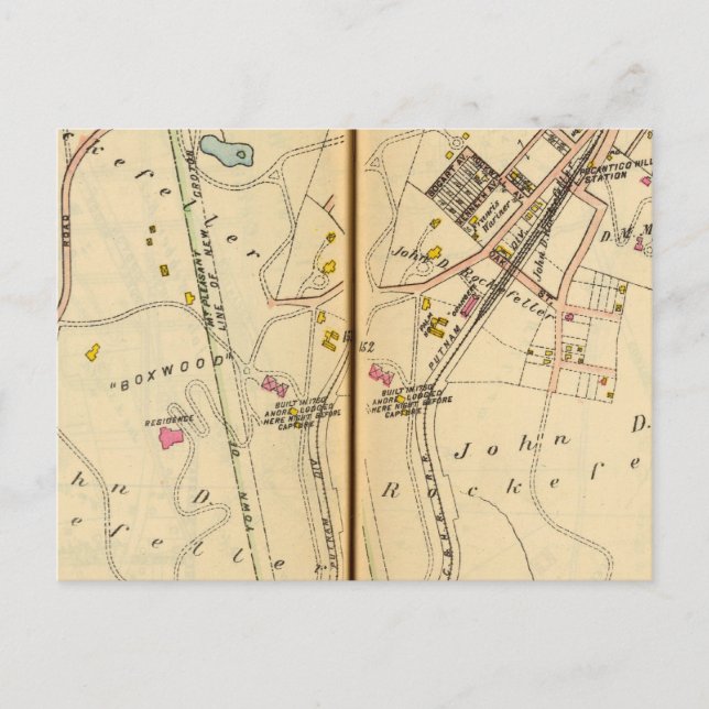 Sleepy Hollow, New York 2 Postkarte (Vorderseite)