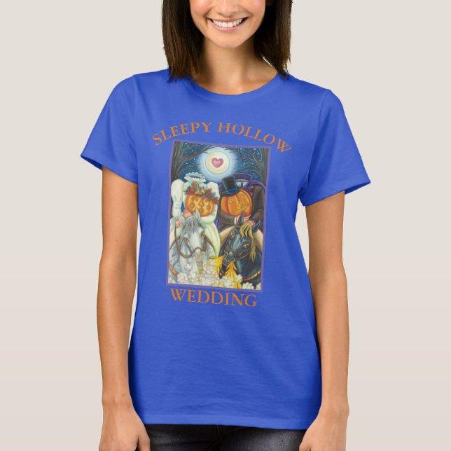 SLEEPY HOLLOW WEDDING HALLOWEEN BASIC T - SHIRT Bl (Vorderseite)