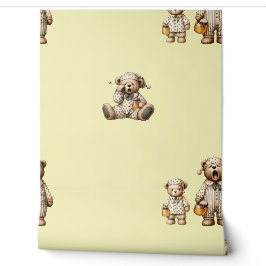 Sleepy Honey Bears Baby Nursery Tapete