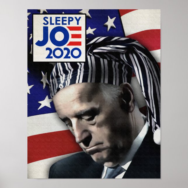 Sleepy Joe Biden 2020 Wahl Poster (Vorne)