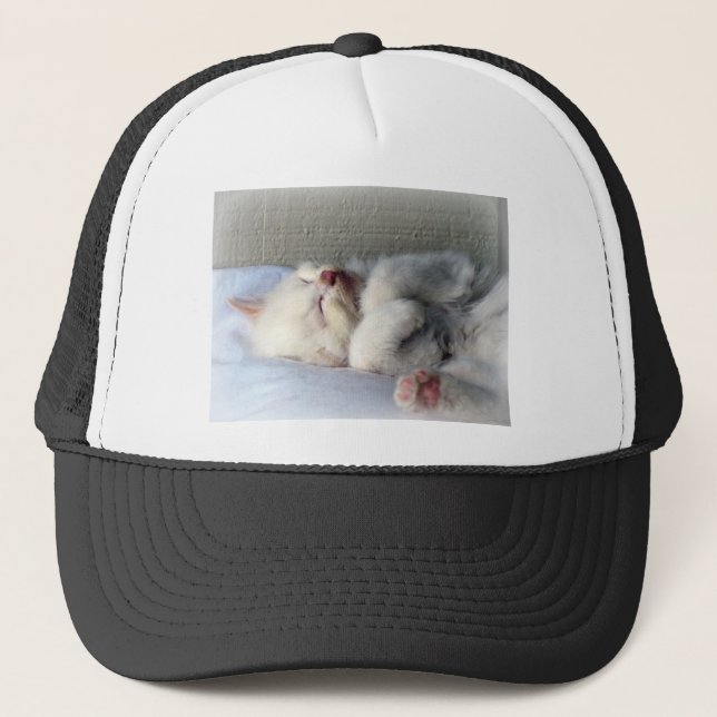 Sleepy Kitten Truckerkappe (Vorderseite)