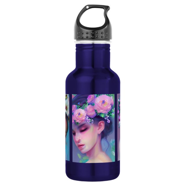 Sleepy Maidens Ethereal Edelstahlflasche (Vorderseite)