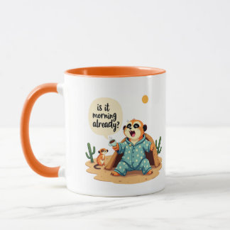 Sleepy Meerkat Tasse