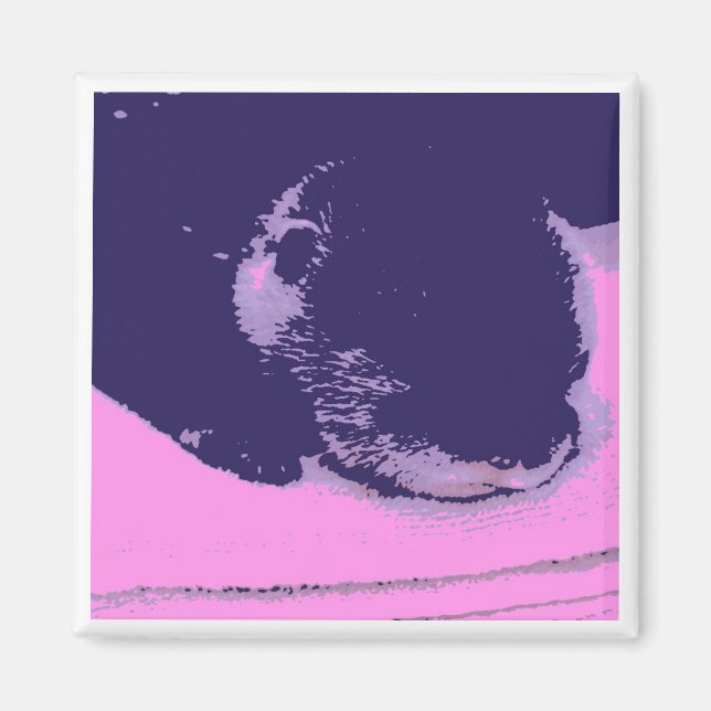 Sleepy Otter Magnet (Vorne)