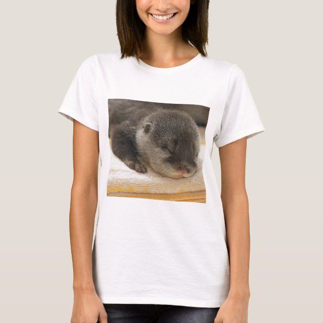 Sleepy Otter T-Shirt (Vorderseite)