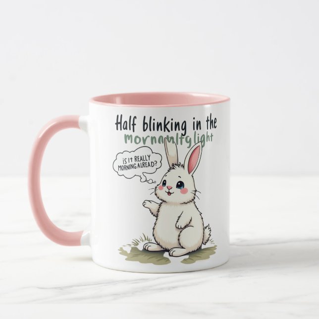 Sleepy Rabbit Tasse (Links)