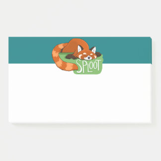 Sleepy Red Panda Post-It Notes Post-it Klebezettel