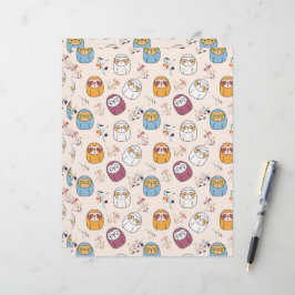 Sleepy Sloth Briefbogen