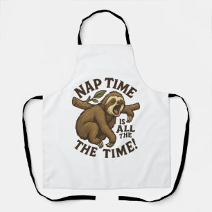 Sleepy Sloth Funny Schürze