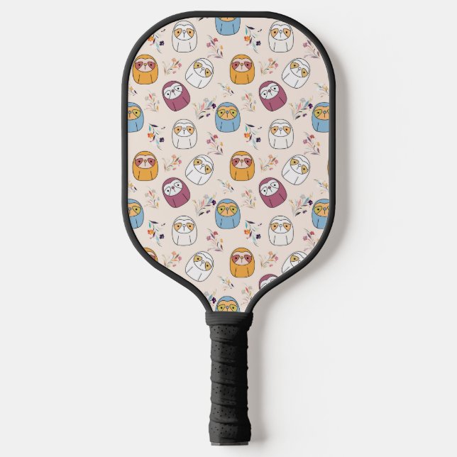 Sleepy Sloth Pickleball Schläger (Vorderseite)