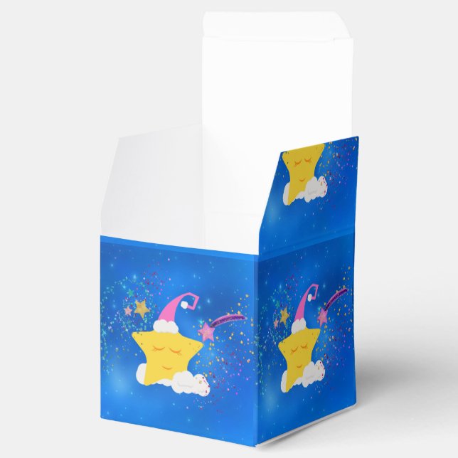 Sleepy Stars Blue Star Sky Geschenkschachtel (Geöffnet)