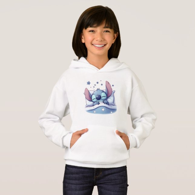 Sleepy Stitch Hoodie for Kids (Vorne ganz)