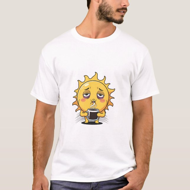Sleepy Sun Coffee T-Shirt (Vorderseite)