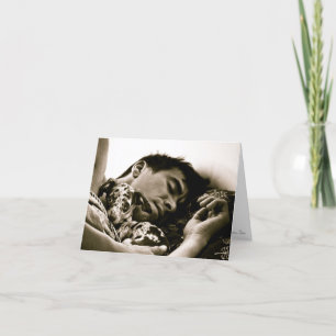 "Sleepy Sunday Splendor" von Christine Tetso Karte