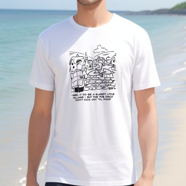 Sleepy Village wegen der späten Pub Disco T-Shirt (Von Creator hochgeladen)