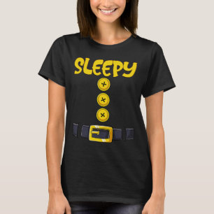Sleepy Zwarf Halloween Kostüm Idee Schlampenschwal T-Shirt