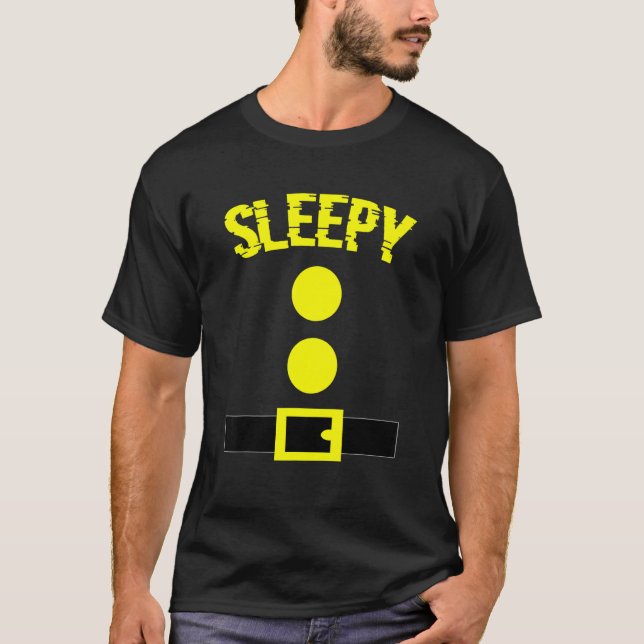 Sleepy Zwarf Halloween T-Shirt (Vorderseite)