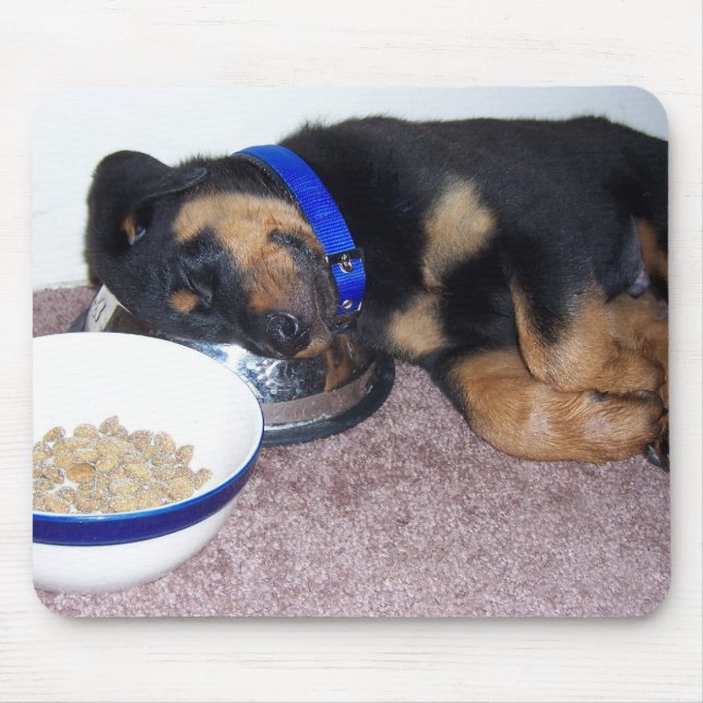 Sleepyhead rottweiler. mousepad (Vorne)