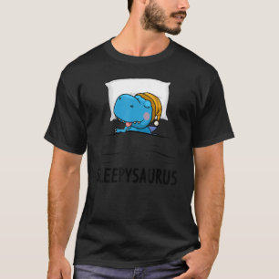 Sleepysaurus nigh Dinosaurier Dino Rex Nachtigall  T-Shirt