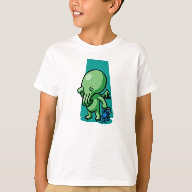 Sleepytime Cthulhu scherzt T - Shirt (Vorderseite)