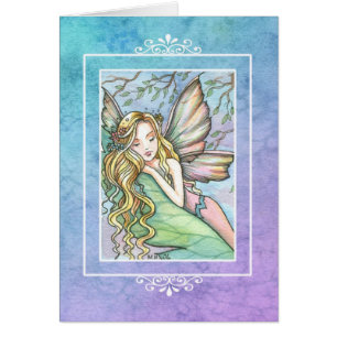 Sleepytime Fairy Blank Card von Molly Harrison