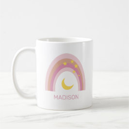 'Sleepytime Rainbow', Niedlicher Boho Pink-Brauch Kaffeetasse