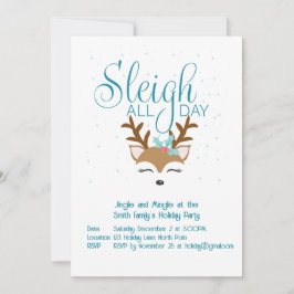 Sleigh All Day Holiday Party - Einladung