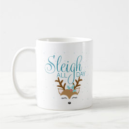 Sleigh All Day Holiday Tasse