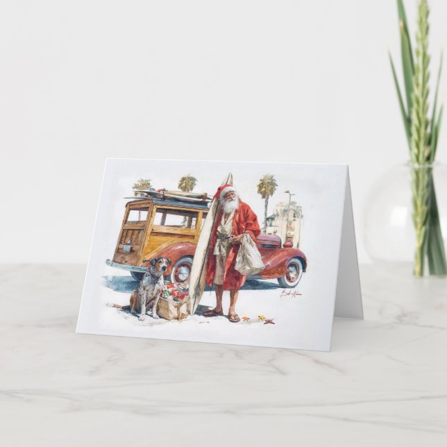 Sleigh Bells to Seashells Karte (Vorderseite)