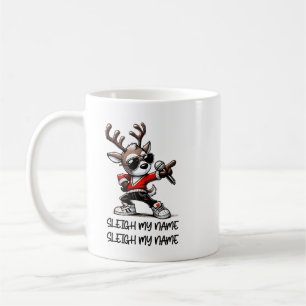 Sleigh My Name Tasse, Lustiger Weihnachtskaffeebec Kaffeetasse