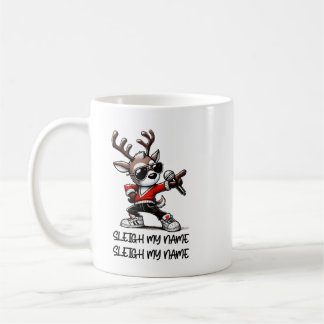 Sleigh My Name Tasse, Lustiger Weihnachtskaffeebec Kaffeetasse