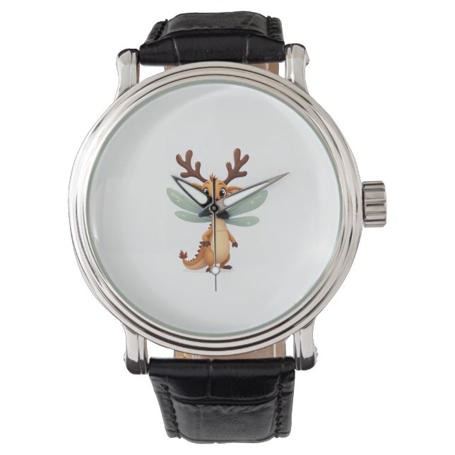 Sleigh Ride Dragonfly Armbanduhr (Vorderseite)