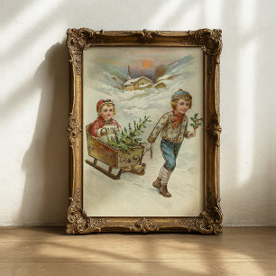 Sleigh Ride   Weihnachten Poster