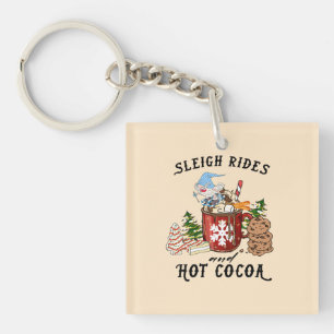 Sleigh Rides und Hot Cocoa - Skandinavien Gnome Schlüsselanhänger
