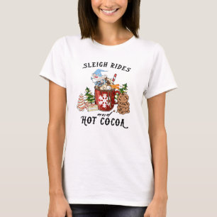 Sleigh Rides und Hot Cocoa - Skandinavien Gnome T-Shirt