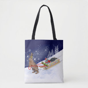 Sleigh Rond Tout Sur Le Sac D'Impression