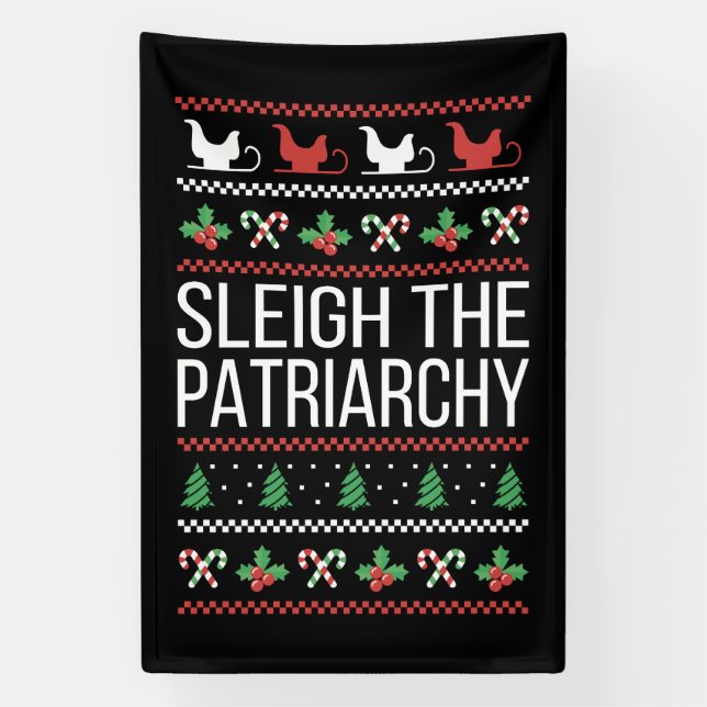 Sleigh The Patriarchy II Banner (Vertikal)