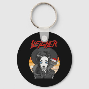 Sleigher Santa Claus Metal Weihnachten Funny Goth  Schlüsselanhänger