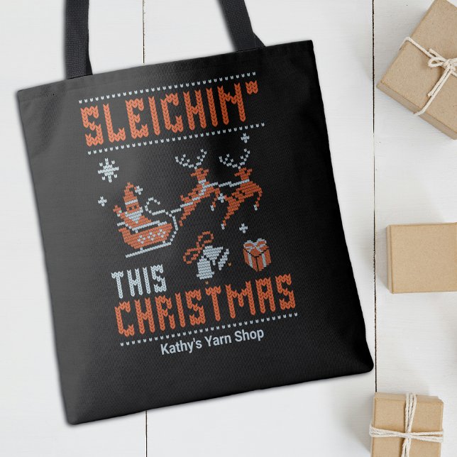 Sleighin' Dieser Weihnachtsmann-Spitzname Tasche (Von Creator hochgeladen)