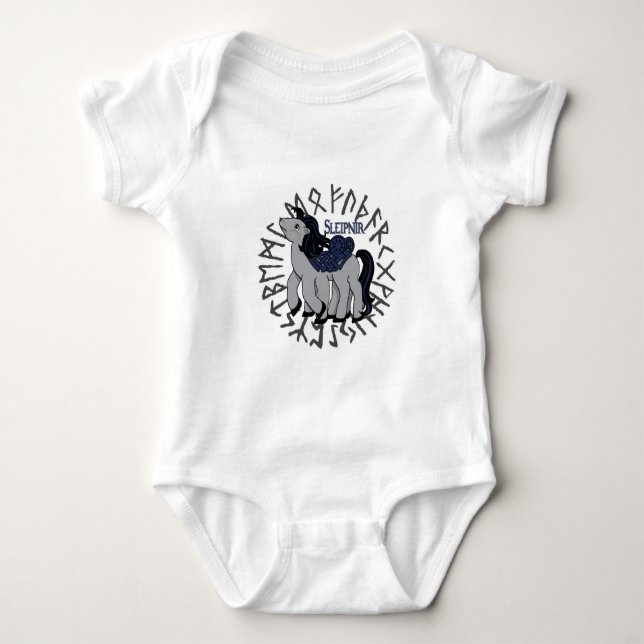 Sleipnir Baby Strampler (Vorderseite)